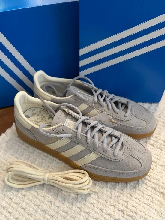 adidas Handball Spezial Grey / Cream White / Cloud White - Picture 9 of 11